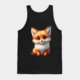 Super Cute Adorable, Baby Fox Tank Top